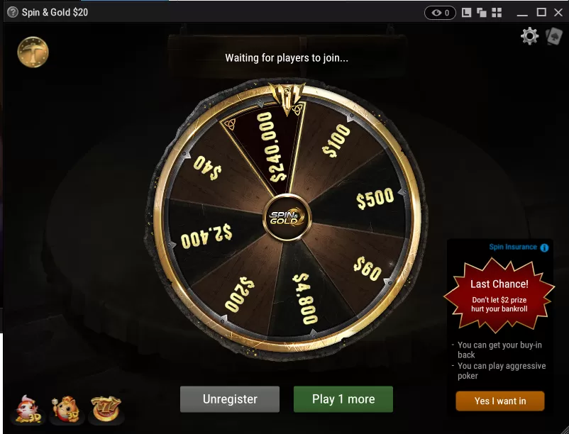 Spin & Gold Poker rad
