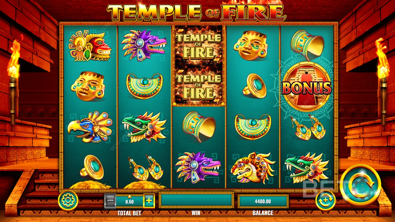 Temple of Fire gokkast gameplay