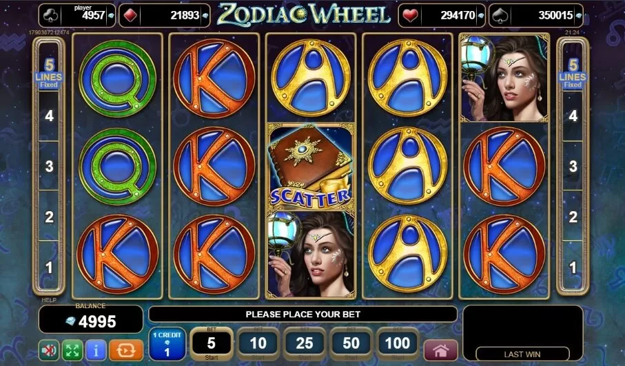 Zodiac Wheel gokkast gameplay