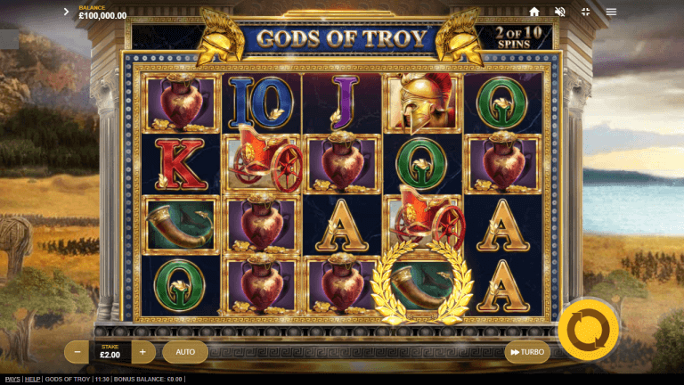 gods of troy gameplay