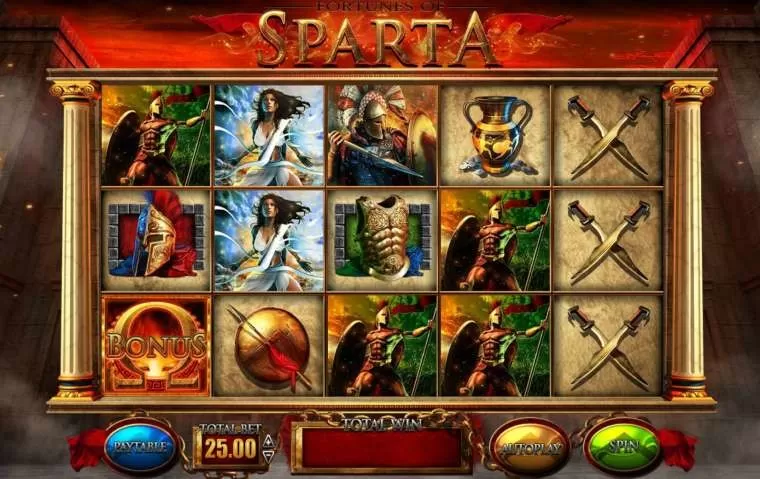 Fortunes of Sparta gameplay