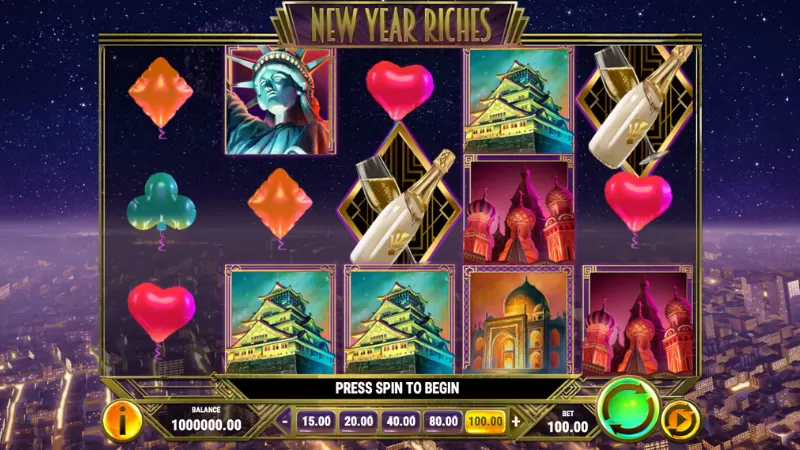 New Year Riches gokkast gameplay
