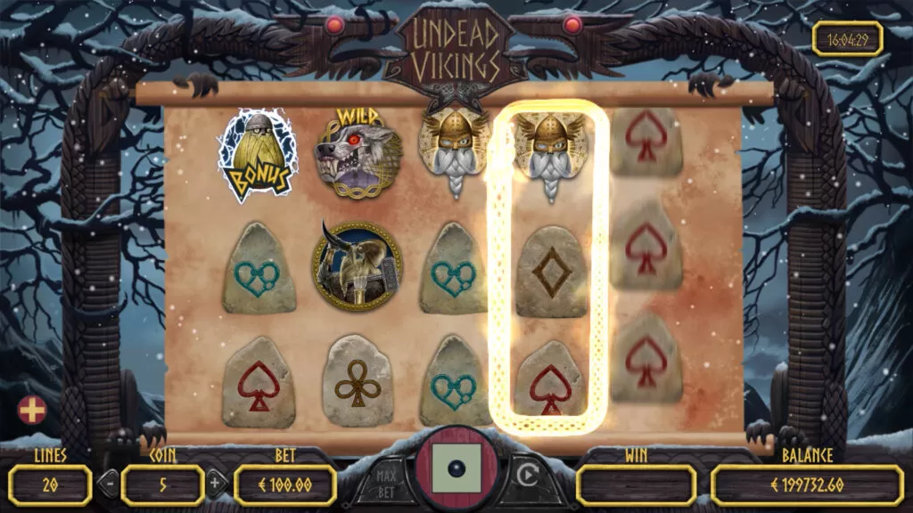Undead Vikings gokkast gameplay